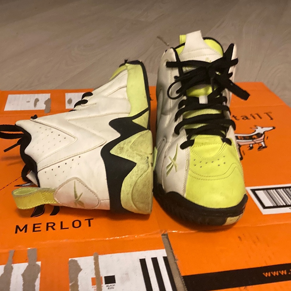 reebok's kamikaze glow in the dark.